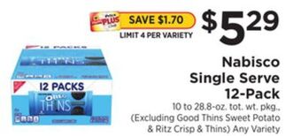 ShopRite Single serve 12-pack offer
