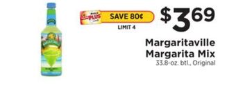 ShopRite Margarita mix offer