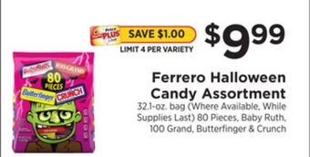 ShopRite Halloween candy assortment offer