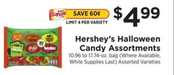 ShopRite Halloween candy assortments offer