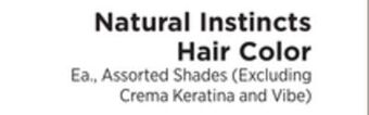 ShopRite Natural instincts hair color offer