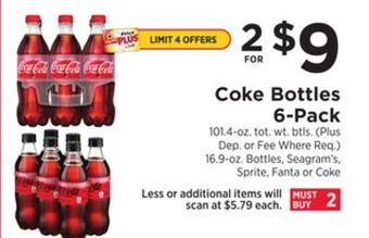 ShopRite Bottles 6-pack offer