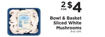 ShopRite Sliced white mushrooms offer