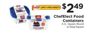 ShopRite Food containers offer