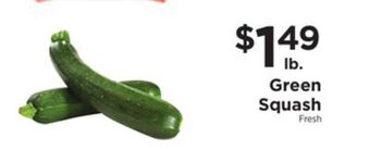 ShopRite Green squash offer