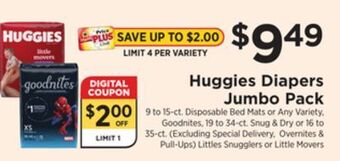 ShopRite Diapers jumbo pack offer