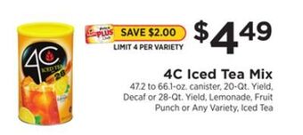 ShopRite Iced tea mix offer