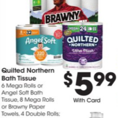 Smith's Quilted northern bath tissue offer