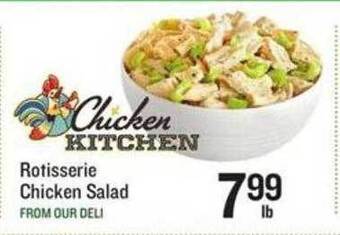 Lowes Foods Rotisserie chicken salad offer