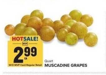 Food Lion Muscadine grapes offer