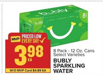 Food Lion Bubly sparkling water offer