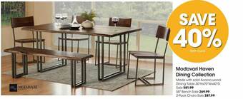 Fred Meyer Modavari haven dining collection offer