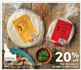 Albertsons Rodriguez tortillas offer