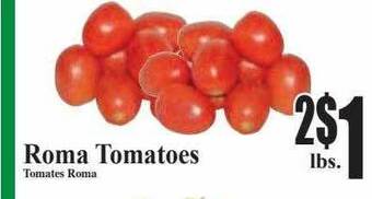 Baja Ranch Roma tomatoes offer