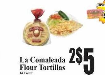 Baja Ranch La comaleada flour tortillas offer