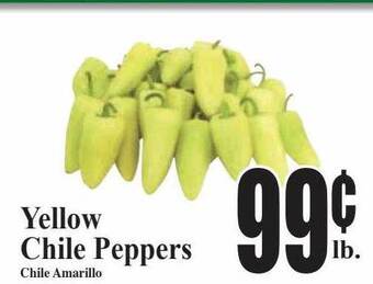 Baja Ranch Yellow chile peppers offer