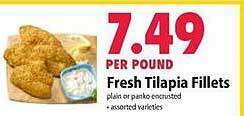 Festival Foods Fresh tilapia fillets offer