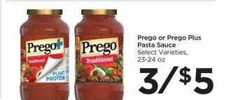 Food 4 Less Prego or prego plus pasta sauce offer