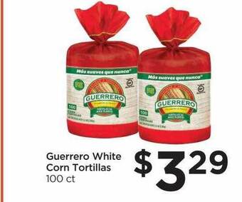 Food 4 Less Guerrero white corn tortillas offer