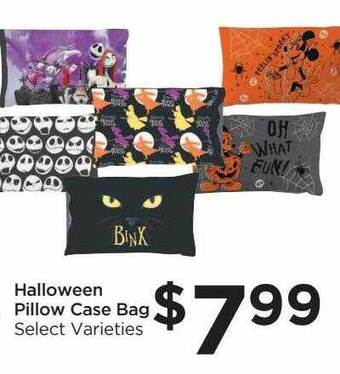 Food 4 Less Halloween pillow case bag offer