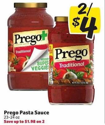 Harveys Supermarkets Prego pasta sauce offer