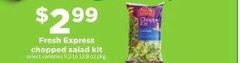 Hy-Vee Fresh express chopped salad kit offer