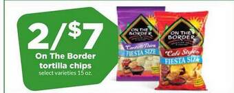 Hy-Vee On the border tortilla chips offer