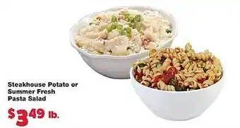 No Frills Supermarkets Steakhouse potato or summer fresh pasta salad offer