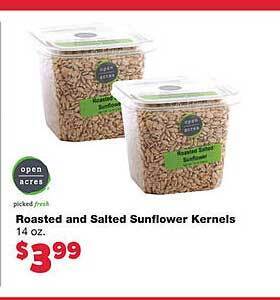No Frills Supermarkets Roasted and salted sunflower kernels offer