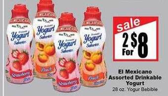 Rancho Markets El mexicano assorted drinkable yogurt offer