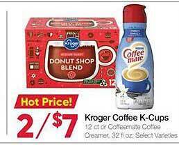 Ruler Foods Kroger coffee k-cups offer