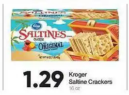 Ruler Foods Kroger saltine crackers offer