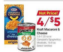 Ruler Foods Kraft macaroni & cheese offer