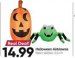 Ruler Foods Halloween airblowns offer