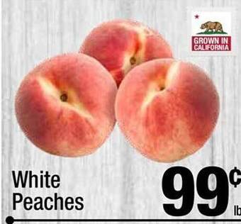 Super King Markets White peaches offer