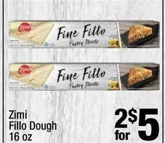 Super King Markets Zimi fillo dough offer