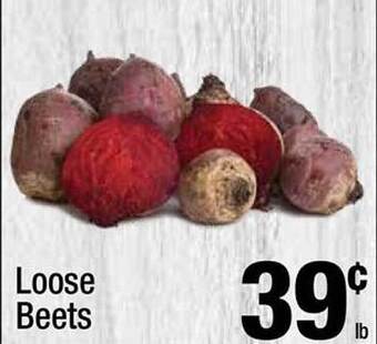 Super King Markets Loose beets offer