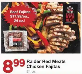 United Supermarkets Raider red meats chicken fajitas offer