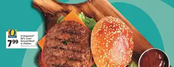 United Supermarkets O organics 85% lean ground beef or patties offer