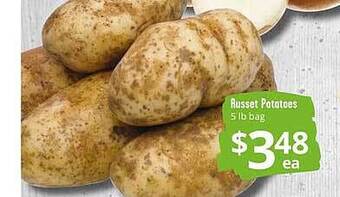 Brookshire Brothers Russet potatoes offer