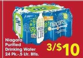 Fairplay Niagara purified drinking water offer
