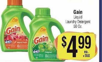 Big Saver Foods Gain liquid laundry detergent offer