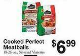 County Market Cooked perfect meatballs offer