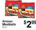 County Market Armour meatballs offer