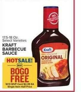 Food Lion Kraft barbecue sauce offer