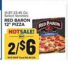 Food Lion Red baron 12 offer