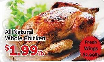 Fareway All natural whole chicken offer