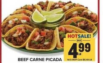 Food Lion Beef carne picada offer