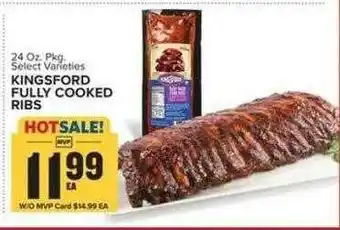 Food Lion Kingsfood fully cooked ribs offer