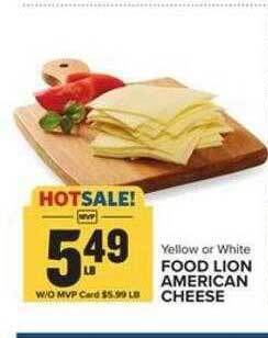 Food Lion Food lion american cheese offer